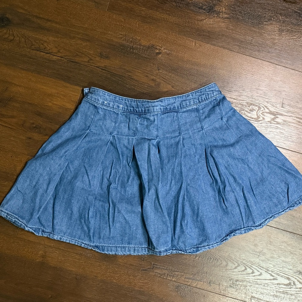 American Eagle Outfitters A- Line Jean Mini Skirt